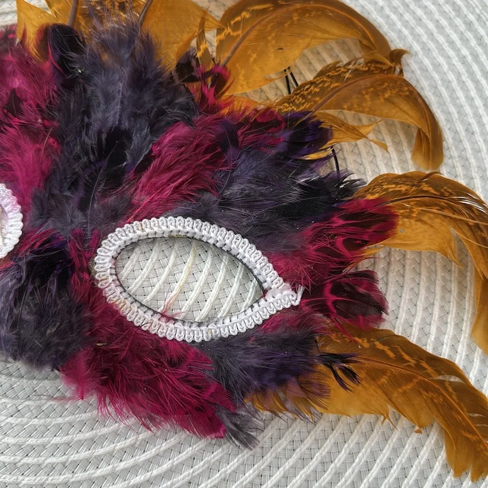 Feathered Masquerade Mask